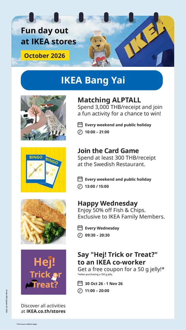 In-store offers and activities
