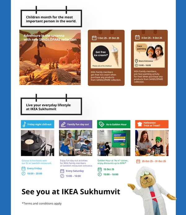In-store offers and activities