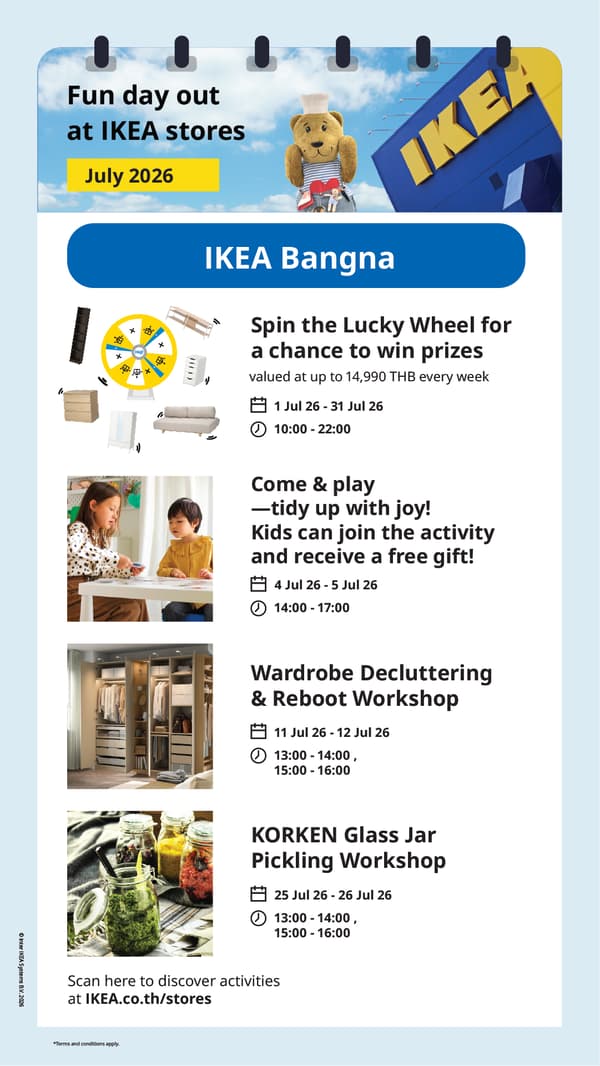 In-store offers and activities 