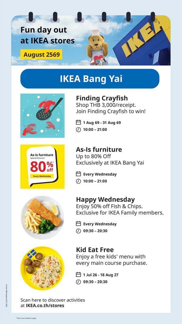 In-store offers and activities