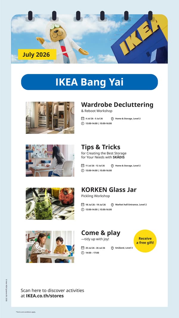 In-store offers and activities