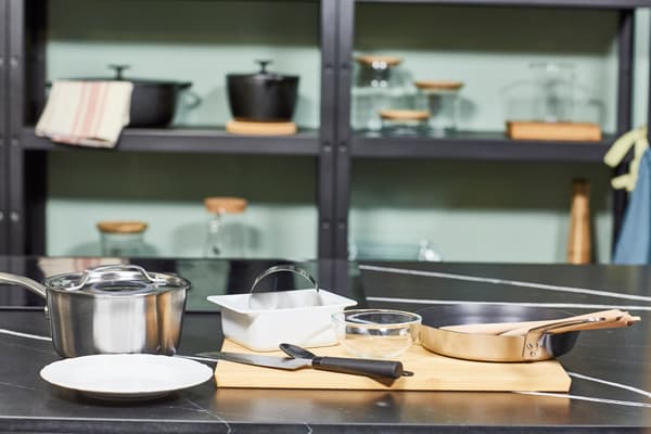 ingredientes para facer unha ensalada morna con cereais