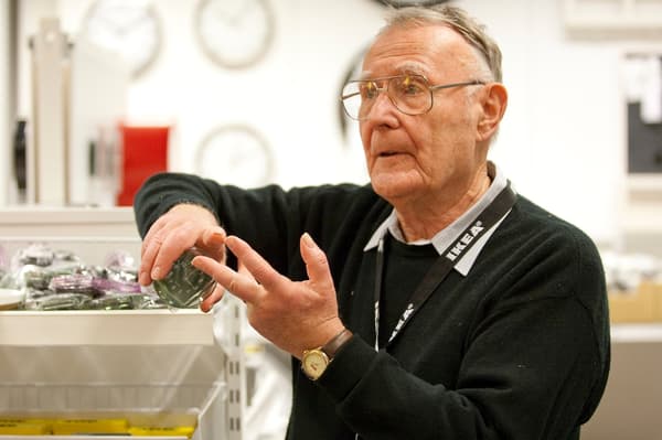 Ingvar Kamprad explaining the values of IKEA