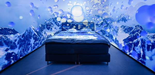 innowacja w sklepie IKEA w Blue City. Wyśniony Pokój, w którym zostało wykorzystane rozwiązanie typu „Immersive mapping”