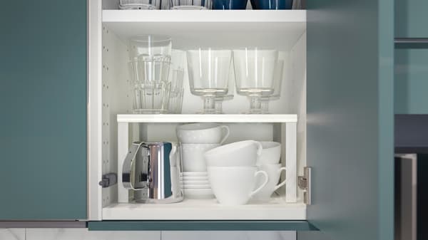 Inserto per ripiano per cassetto cucina per uno sfruttamento ottimale dello spazio