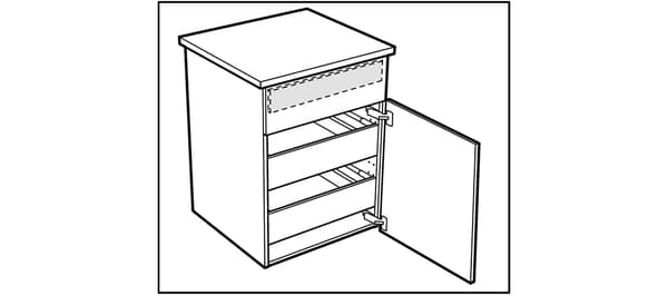 Installatie van IKEA keukenkastdeuren.