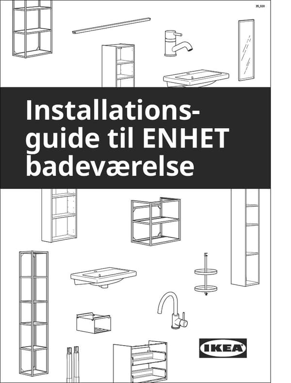 Installationsguide til ENHET badeværelse