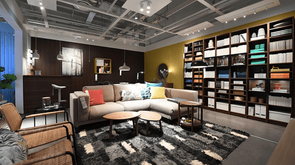 Interior show room in IKEA Giheung store 