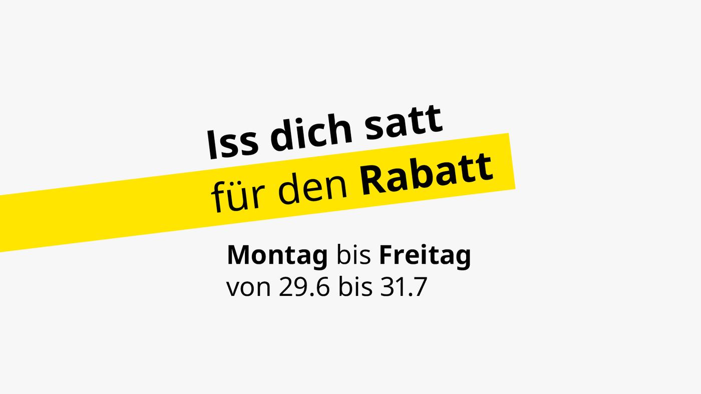 Iss dich satt für den Rabatt bei IKEA Wien Westbahnhof von 29.6.-31.7.