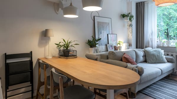 Jadalnia przed metamorfozą.