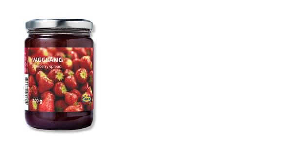 Jahodová marmeláda ve sklenici