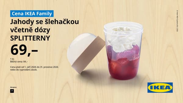jahody se šlehačkou + SPLITTERNY