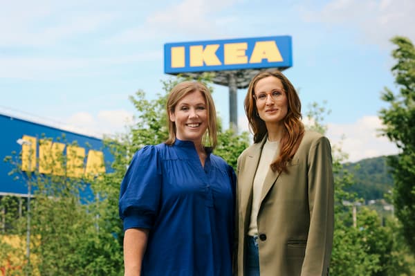 Janie Bisset, CEO e Chief Sustainability Officer e Franziska Barmettler, Country Sustainability Manager, IKEA Svizzera 