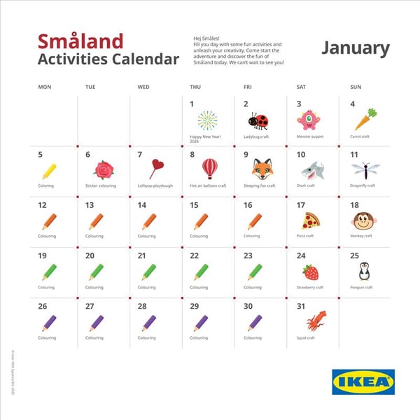 January joys in Småland, IKEA Tebrau!