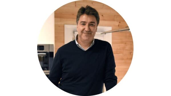 Javier Quiñones, CEO and CSO of IKEA U.S., in a kitchen setting.