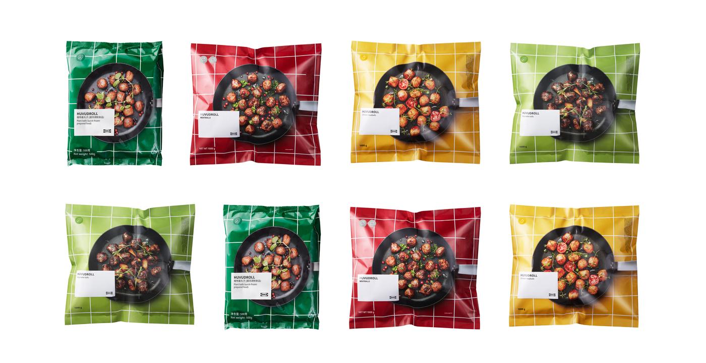 Jednotlivá balení kuliček Huvudroll