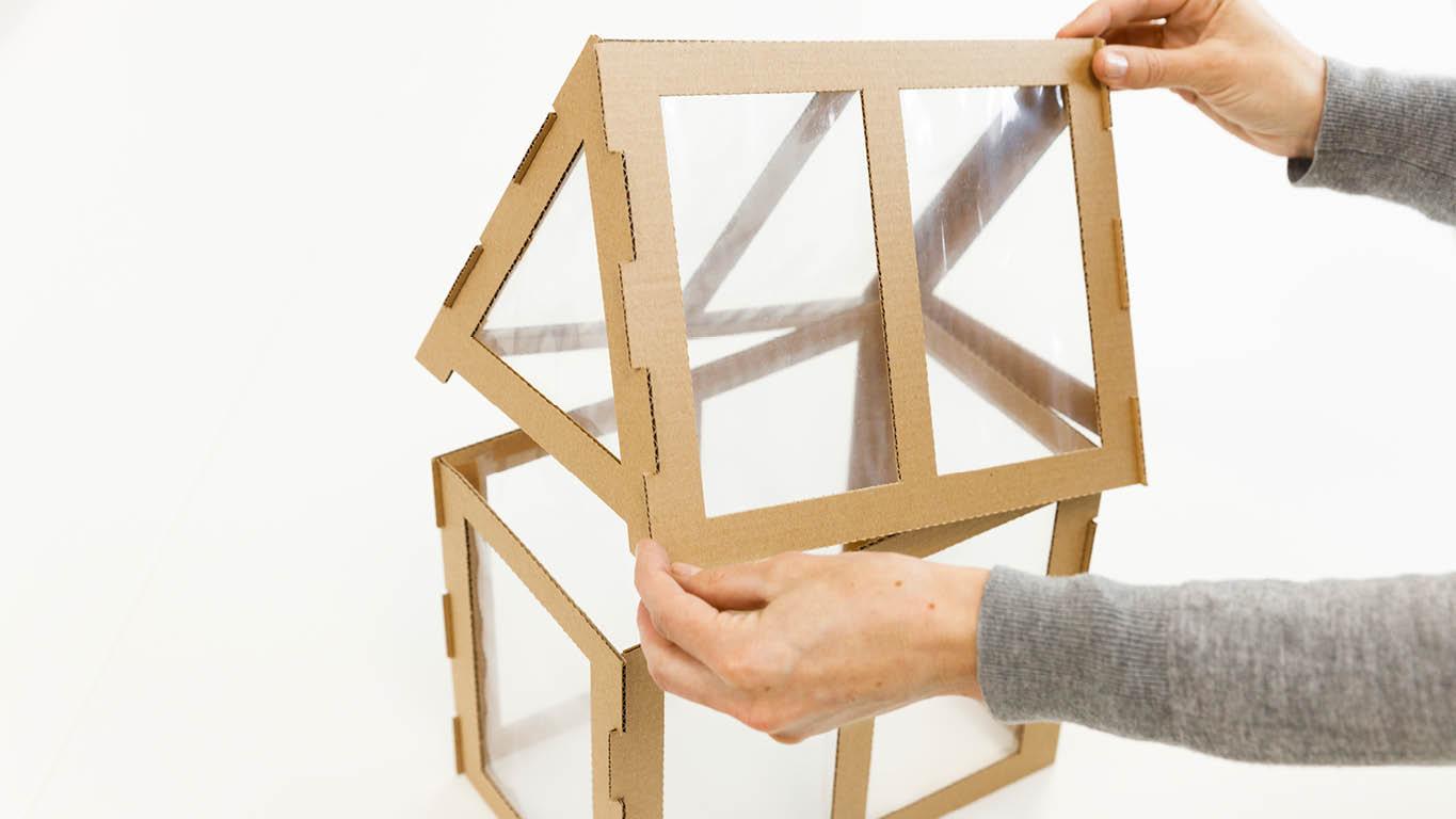 Bastelidee für dein MiniGewächshaus aus Karton IKEA Österreich