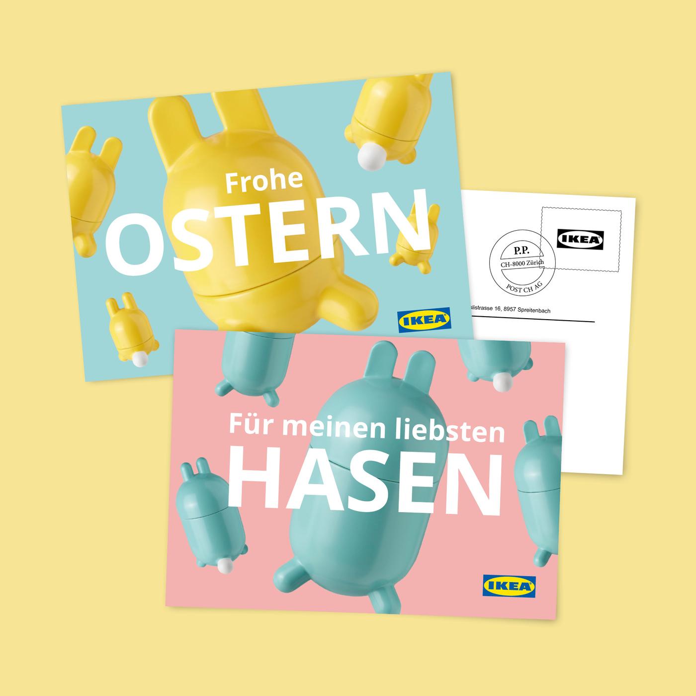 Jetzt liebe Ostergrüsse per Postkarte verschicken