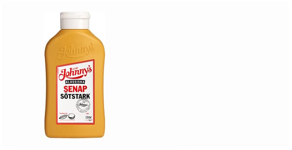 JOHNNYS SENAP
Sladká a mírně pálivá hořčice, 500 g