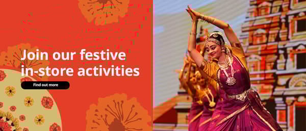 Join our festive in-store activities.