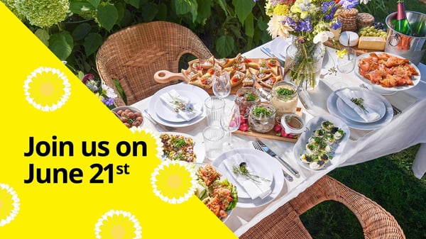 Join us on June 21st. Midsummer buffet