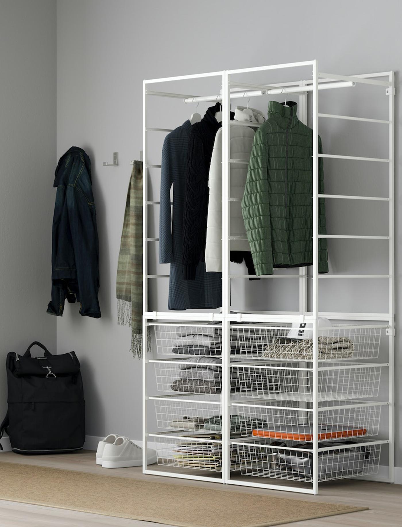 JONAXEL system to storage shoes and clothes in the hallway