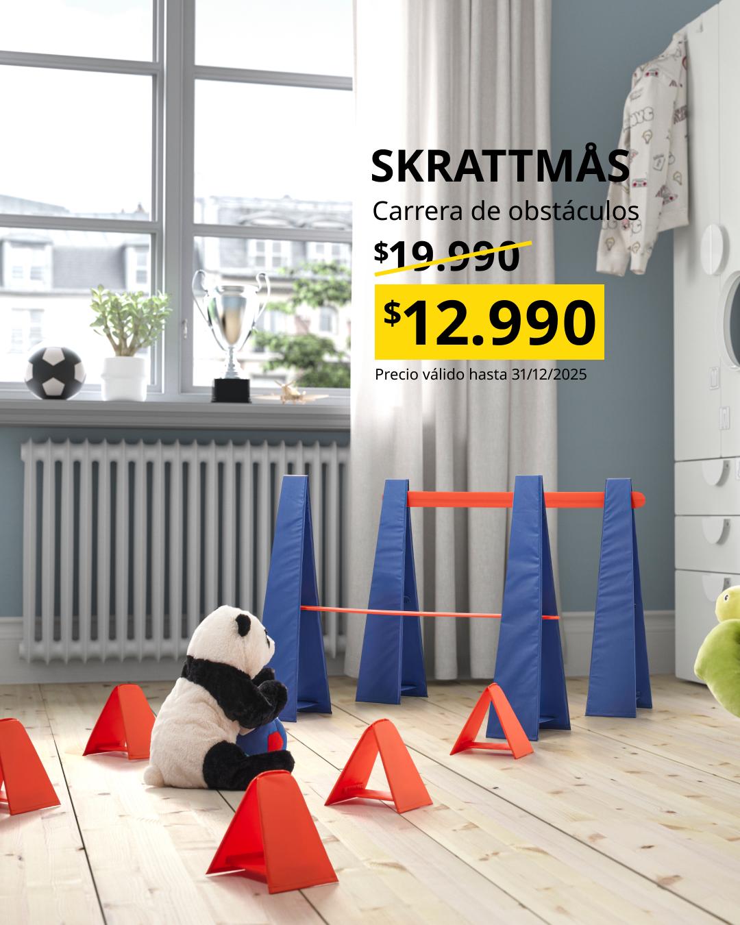 Juego infantil de carrera de obstáculos SKRATTMÅS a precio especial