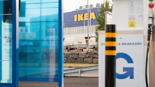 Kaasutankkausasema IKEA Espoossa