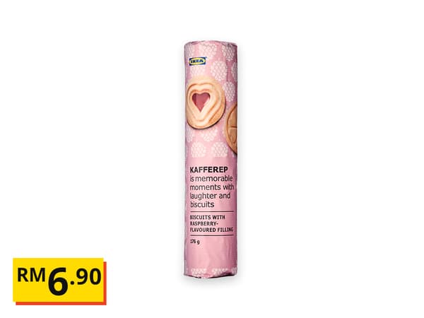 KAFFEREP Biscuit with raspberry filling, 176g