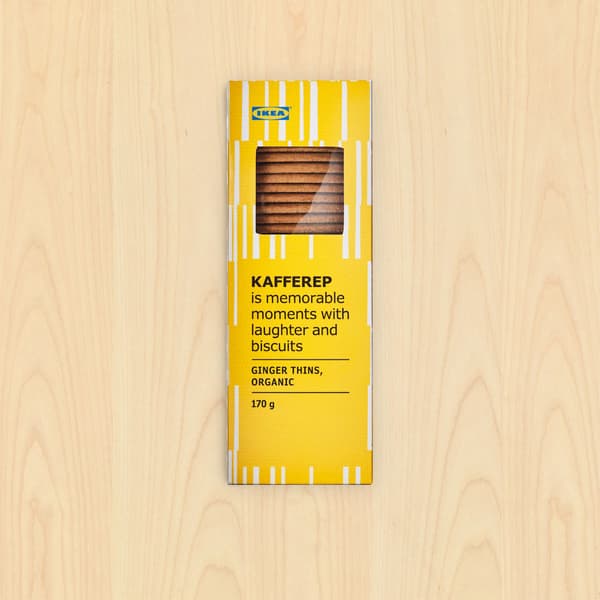 KAFFEREP Ginger thins organic, 170g