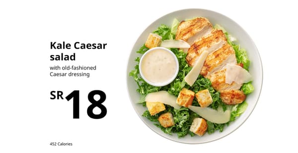 Kale caesar salad