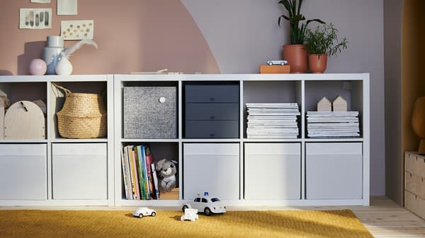 KALLAX Shelving unit, white, 77x147 cm