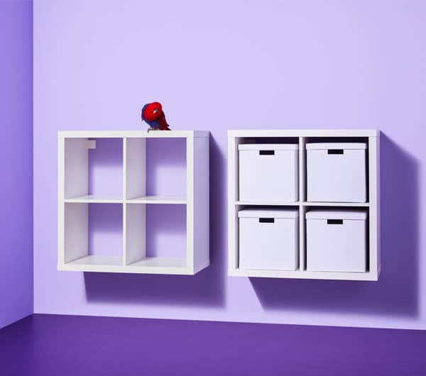 KALLAX Shelving unit, white, 77x77 cm