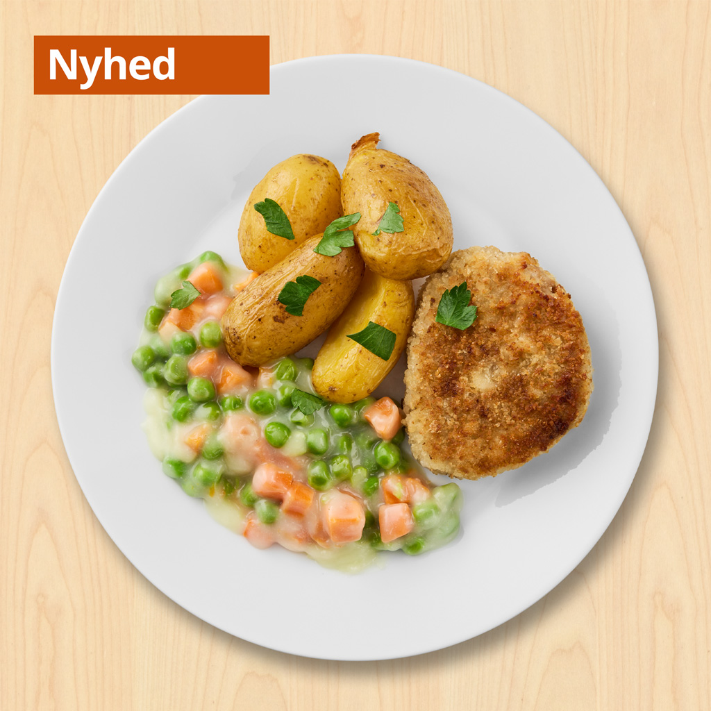 Karbonade
serveret med kartofler, stuvede ærter og gulerødder


89.-