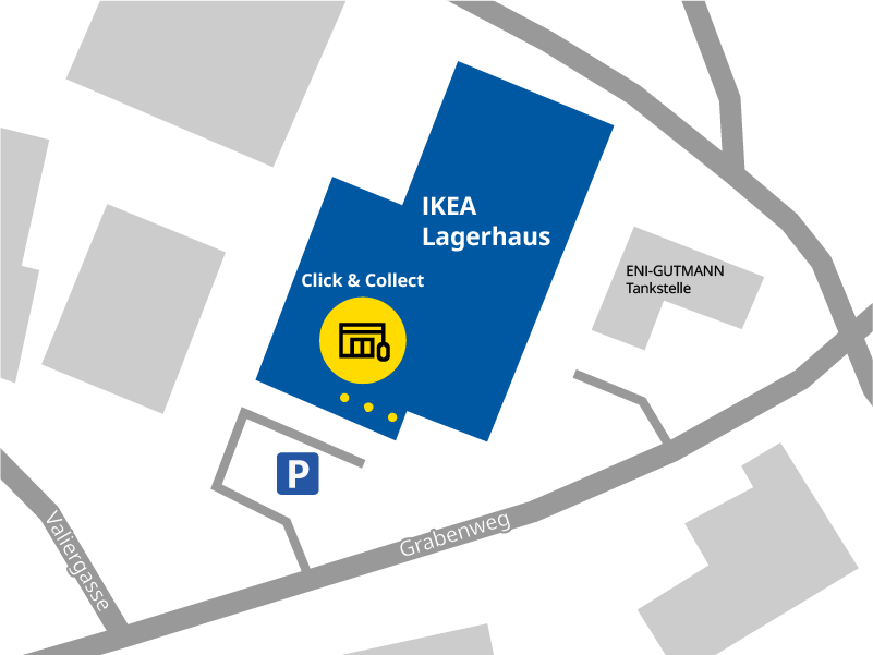 Karte Abholstation Innsbruck