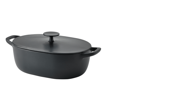 Kastrol s poklicí, litina