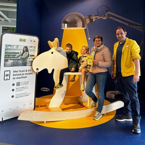 Kathleen won een cadeaubon van €1000 in IKEA Gent tijdens de Krokusvakantie. Proficiat! 