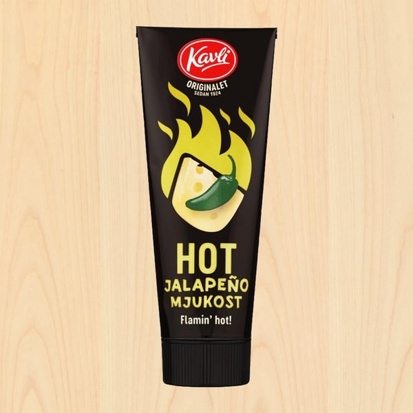 Kavli Hot Jalapeno 250g P595