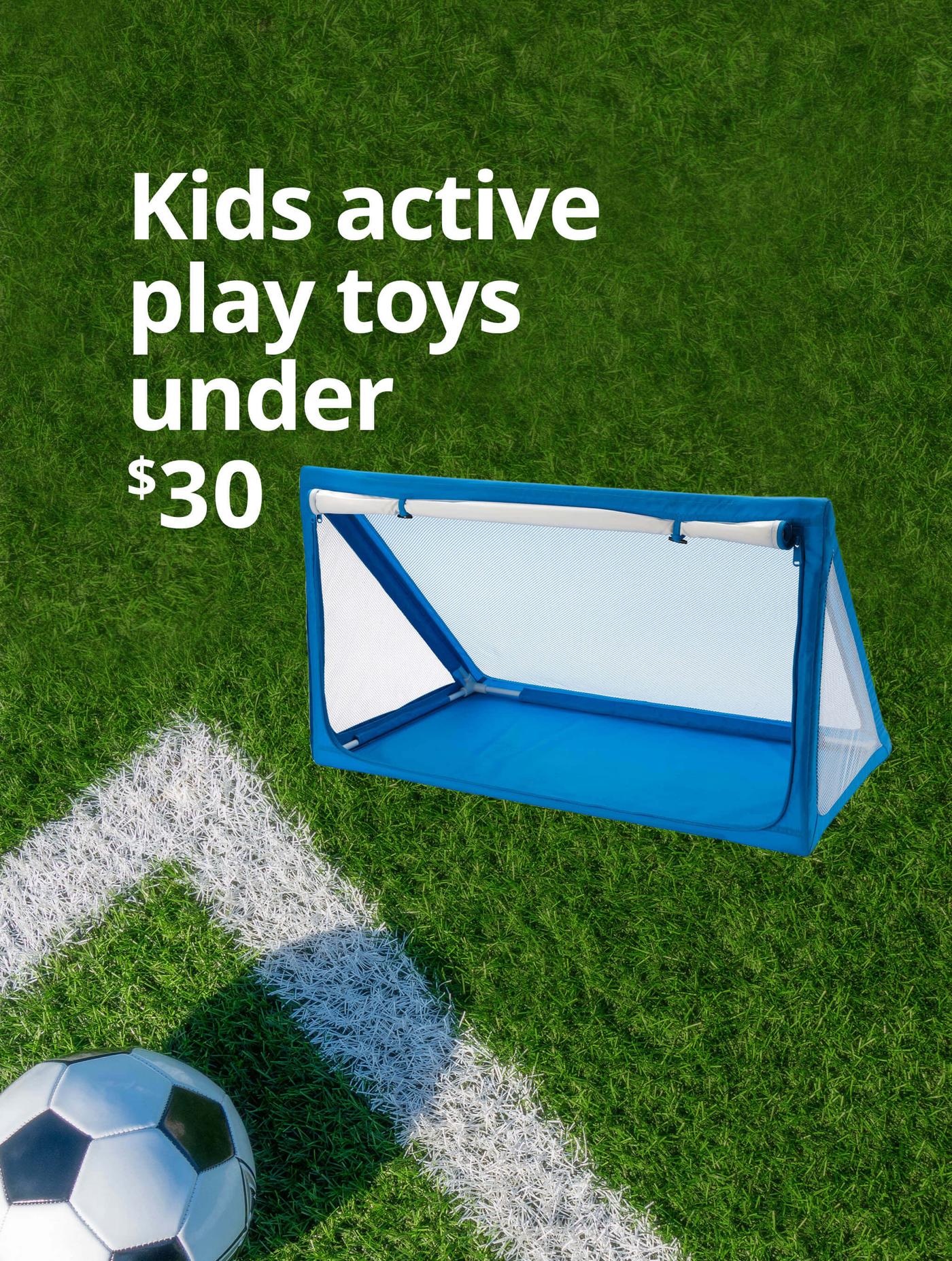 Kids active play toys under $30
