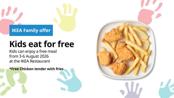 Kids eat for free