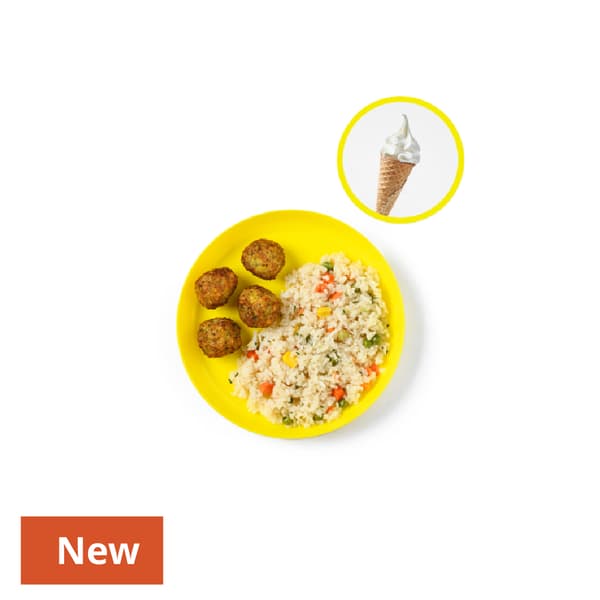 Kid's Meal: Falafel
served with Vegetable Fried Rice

79 THB 
