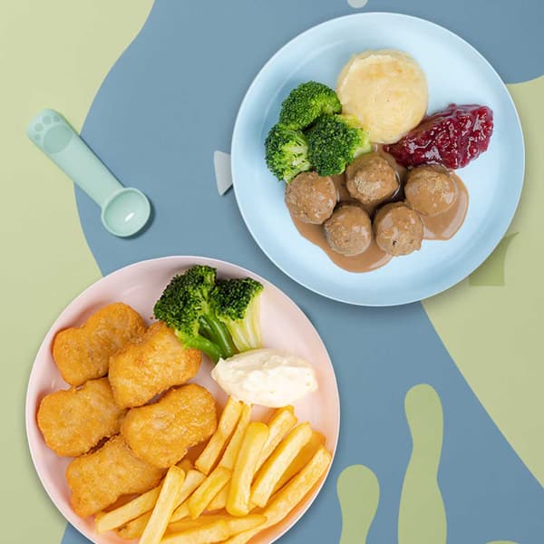 Kids nuggets and Kid beed meatballs