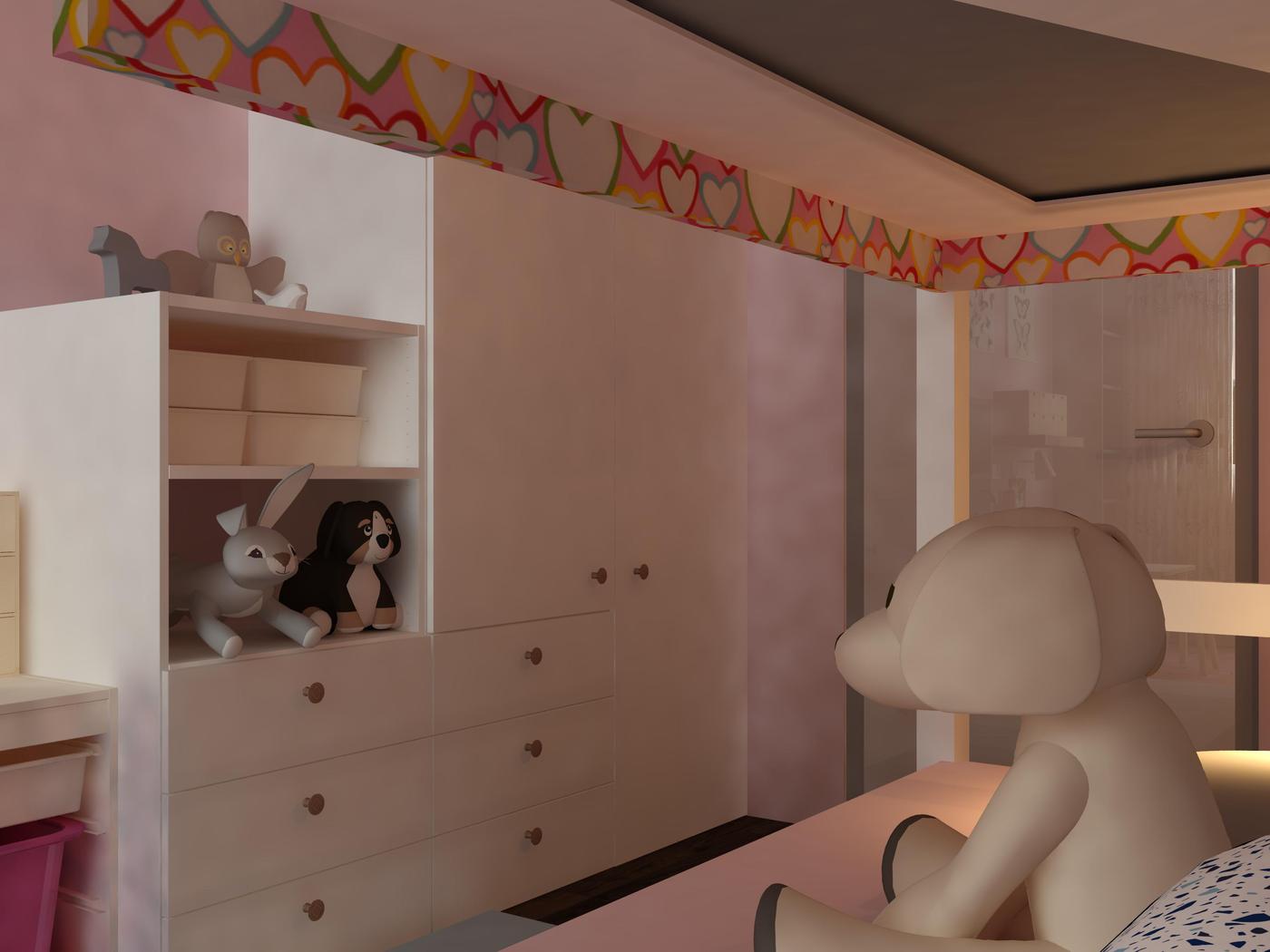 Kinderzimmer auf kleinem Raum