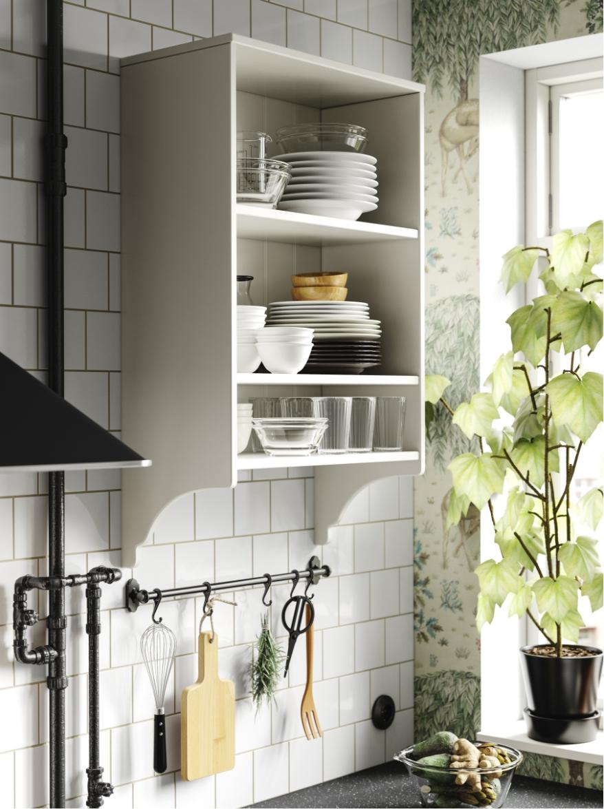 Kitchen shelves