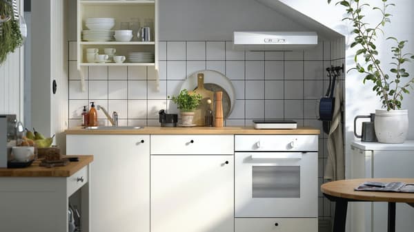 Kitchenette KNOXHULT cuisine blanche