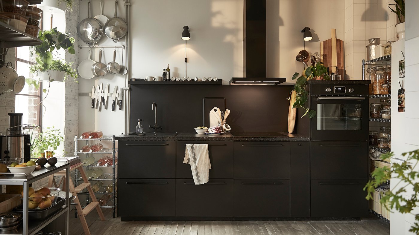 Et Mer Baerekraftig Kjokken Kungsbacka Sort Ikea