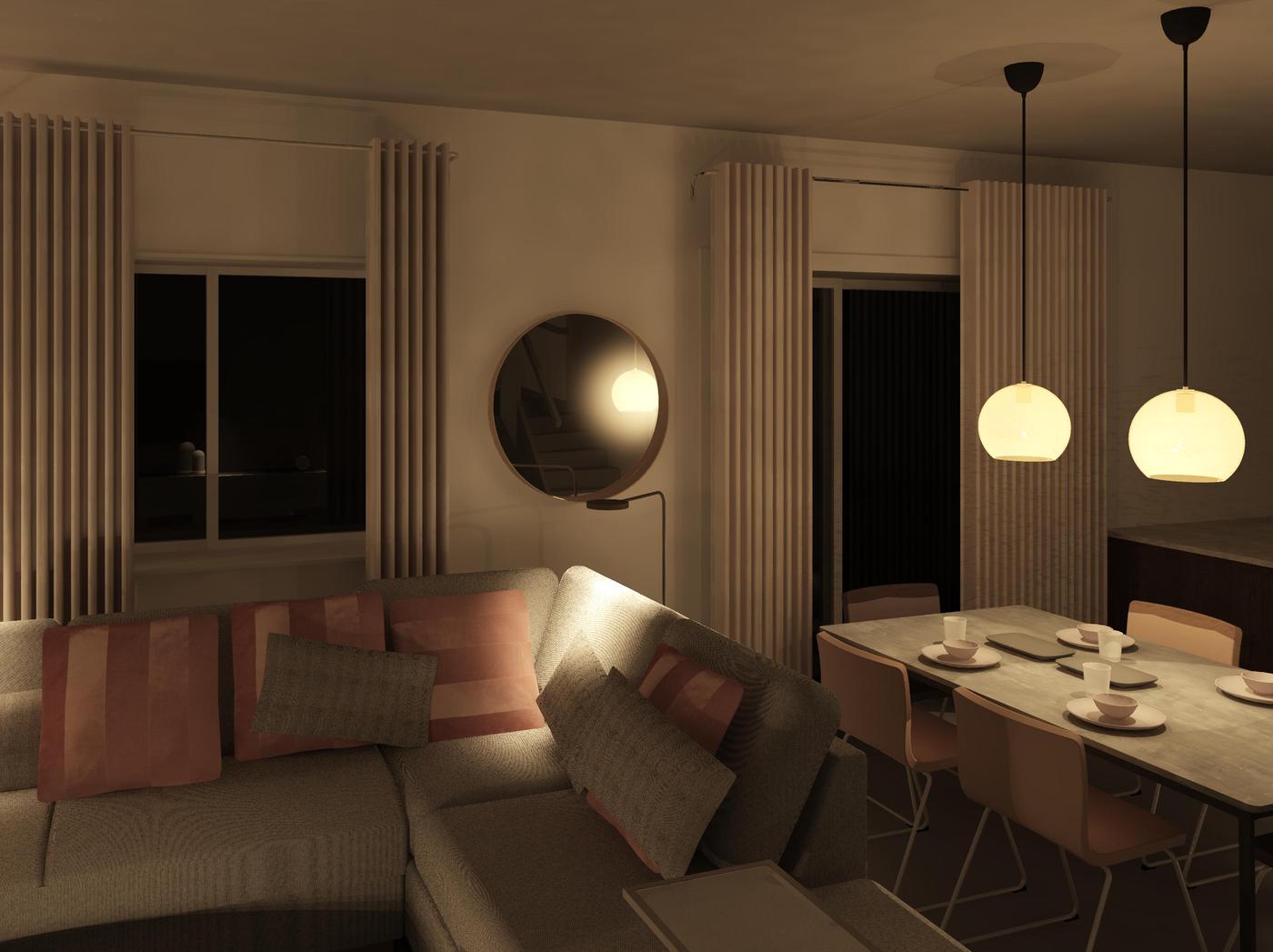 Klassisches Wohnzimmer im Einfamilienhaus