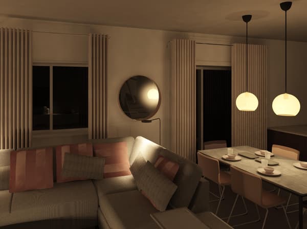 Klassisches Wohnzimmer im Einfamilienhaus