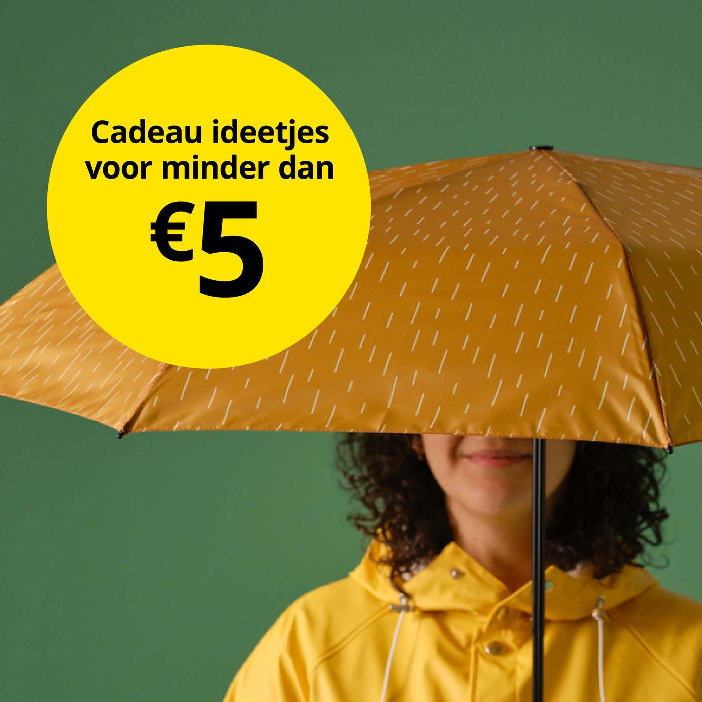 Klein budget voor minder dan €5