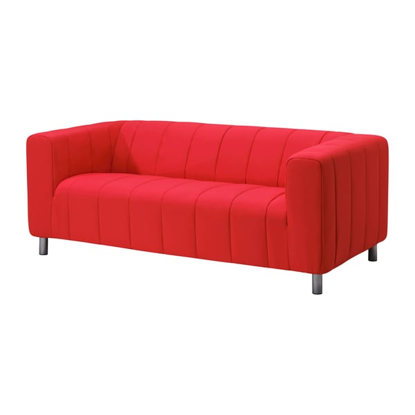 KLIPPAN
Cover for 2-seat sofa,
Långban bright red